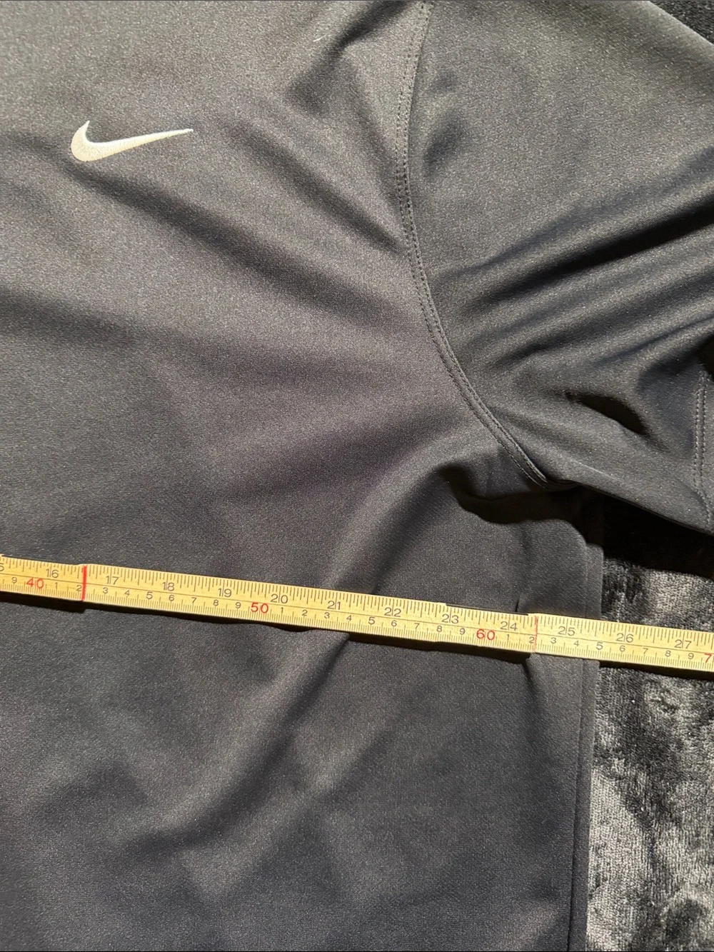Nike Men's Black Short-Sleeve Performance blade collar Polo